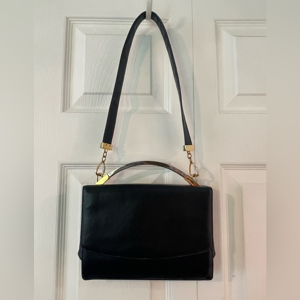 Koret Vintage Leather Flap Front Handbag